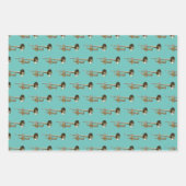 Trompet Brass Musical Design Geschenkpapier Set (Vorderseite 3)