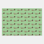 Trompet Brass Musical Design Geschenkpapier Set (Vorderseite)