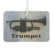 Trompet Jazzy Musical Instrument Autolufterfrischer (Rückseite)