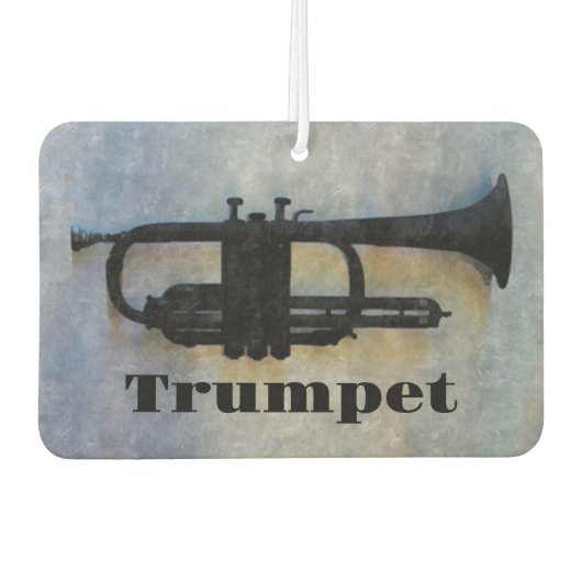 Trompet Jazzy Musical Instrument Autolufterfrischer (Vorderseite)