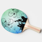 Trompet Section Blue Music Tischtennis Schläger (Seitenansicht)