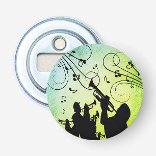 Trompet Section Jazz Music Green Flaschenöffner