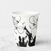 Trompet Section Jazz Music Pappbecher (Vorderseite)