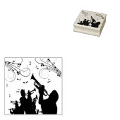 Trompet Section Music Rubber Briefmarke Gummistempel (Stempel)