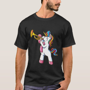 Trompet Unicorn Marching Band und Jazz Player Gesc T-Shirt