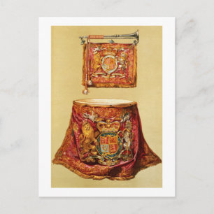 Trompete aus Staat, wahrscheinlich George III., un Postkarte