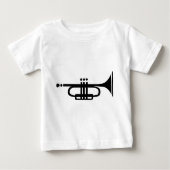 Trompete Baby T-shirt (Vorderseite)