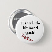 Trompete-Band-Aussenseiter Button (Vorne & Hinten)