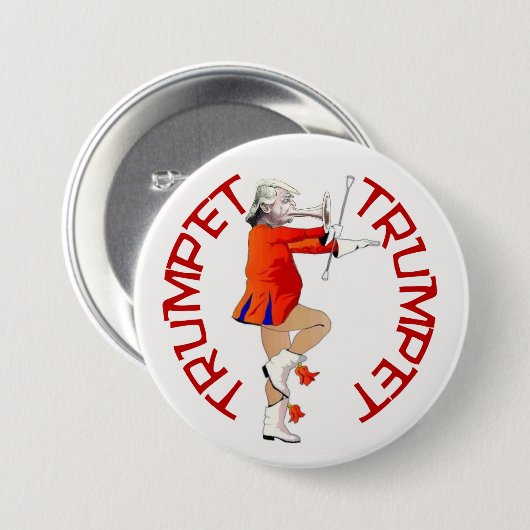 Trompete Button (Vorne & Hinten)