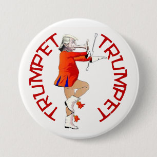 Trompete Button