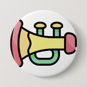 Trompete Button