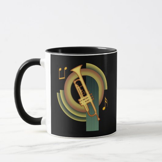 Trompete Deco1 Tasse (Links)