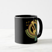 Trompete Deco1 Tasse (VorderseiteRechts)