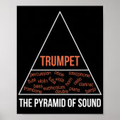 Trompete die Pyramide des Klanges Poster (Vorne)