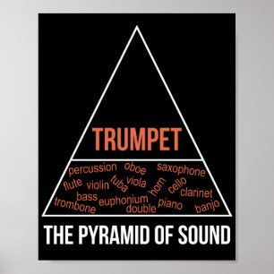 Trompete die Pyramide des Klanges Poster