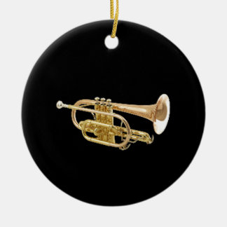 "Trompete" Entwurfsgeschenke und -produkte Keramikornament