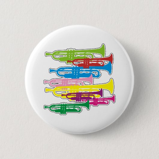 Trompete-Farben Button (Vorderseite)