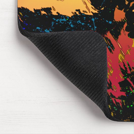 Trompete-Feuer Mousepad (Ecke)