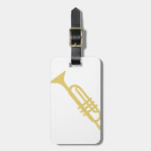 Trompete Gepäckanhänger (Vorderseite vertikal)