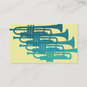 Trompete - Geschäft Visitenkarte (Rückseite)