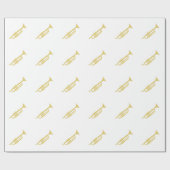 Trompete Geschenkpapier (Flach)