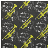 Trompete-Gewebe-Dunkelheit Stoff (Muster)