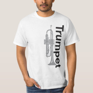 Trompete-grundlegender T - Shirt
