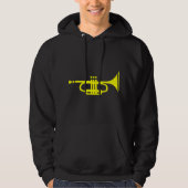 Trompete Hoodie (Vorderseite)