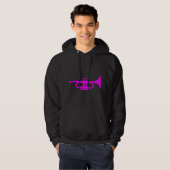 Trompete Hoodie (Vorne ganz)