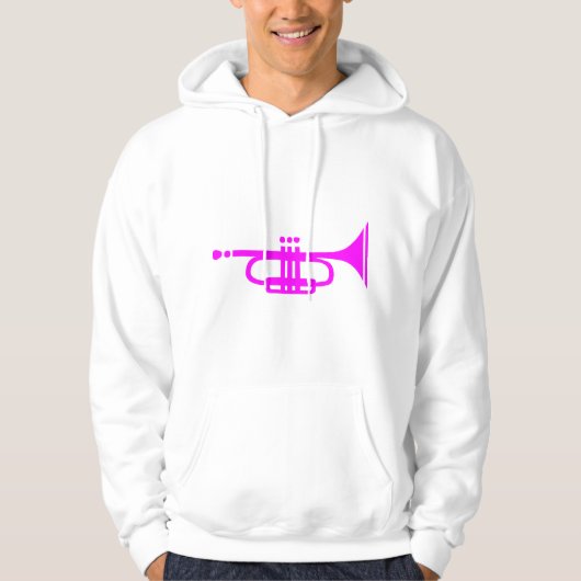 Trompete Hoodie (Vorderseite)