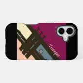 Trompete iPhone 16 Hülle (Rückseite (Horizontal))