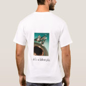 Trompete ist ein Lebensstil T-Shirt (Rückseite)
