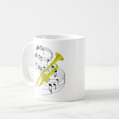Trompete Kaffeetasse (Vorderseite Links)