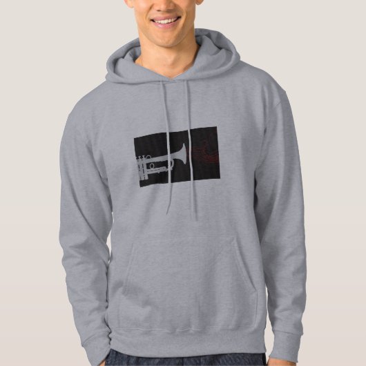 Trompete klingt süß hoodie (Vorderseite)