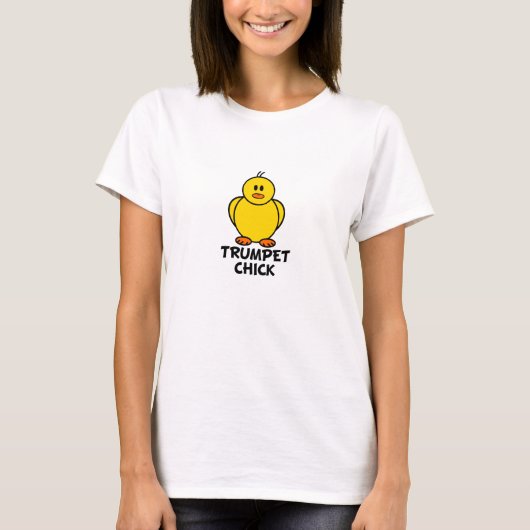 Trompete-Küken T-Shirt (Vorderseite)