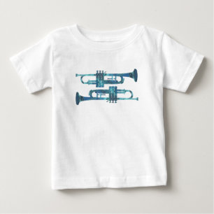 Trompete-Kunst Baby T-shirt