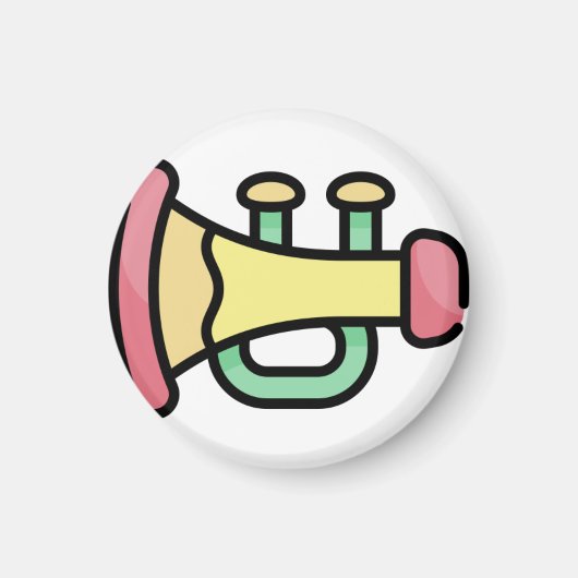 Trompete Magnet (Vorne)