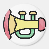 Trompete Magnet (Vorne)