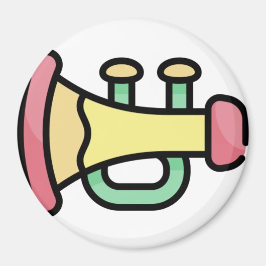 Trompete Magnet (Vorne)