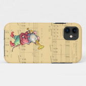 Trompete-Maus auf Noten - Fall-nate iPhone 5 Case-Mate iPhone Hülle (Rückseite (Horizontal))