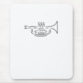 Trompete Mousepad (Vorne)