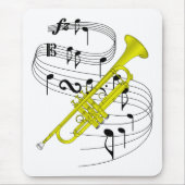 Trompete Mousepad (Vorne)