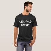 Trompete-Musik-Dynamik-Haltungs-T-Shirt T-Shirt (Vorne ganz)