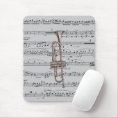 Trompete-Musik Mousepad (Mit Mouse)