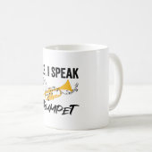 Trompete Musikinstrument| Trumpet Band Geschenk Kaffeetasse (VorderseiteRechts)