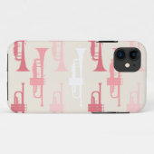 Trompete pink Case-Mate iPhone hülle (Rückseite (Horizontal))