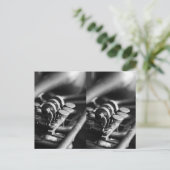 Trompete Postkarte (Stehend Vorderseite)