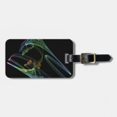 Trompete-Regenbogen Gepäckanhänger (Vorderseite horizontal)