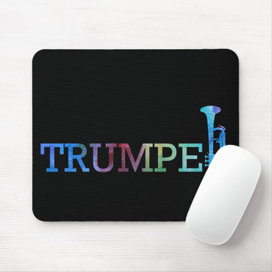 Trompete-Regenbogen Mousepad (Mit Mouse)
