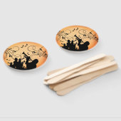 Trompete Section Jazz Music Orange Rust Fächer (Non-assembled)